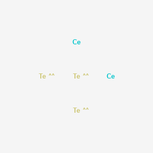 molecular formula Ce2Te3 B076369 Cerium telluride CAS No. 12014-97-0