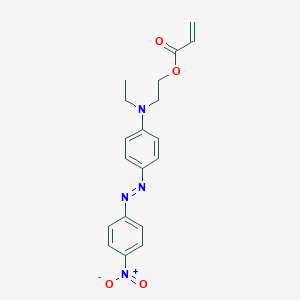 molecular formula C19H20N4O4 B076374 Disperse Red 1 acrylate CAS No. 13695-46-0