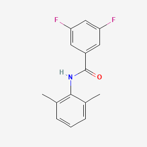 molecular formula C15H13F2NO B7638170 N-(2,6-dimethylphenyl)-3,5-difluorobenzamide 