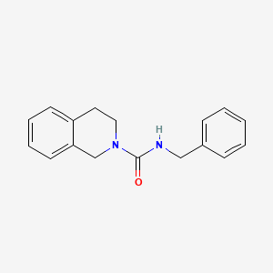 molecular formula C17H18N2O B7638413 N-Benzyl-3,4-dihydroisoquinoline-2(1H)-carboxamide 