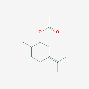 molecular formula C12H20O2 B076385 2-Methyl-5-(1-methylethylidene)cyclohexyl acetate CAS No. 13461-20-6