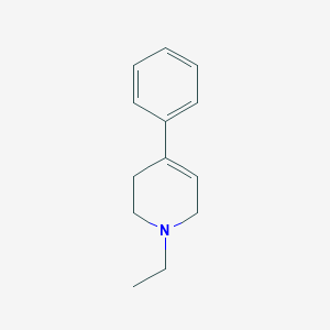 molecular formula C13H17N B076390 1-Ethyl-4-phenyl-1,2,3,6-tetrahydropyridine CAS No. 13314-63-1