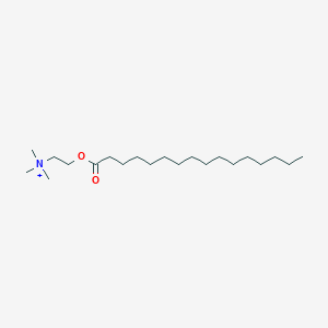 molecular formula C21H44NO2+ B076396 Palmitoylcholine CAS No. 13100-90-8
