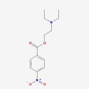 molecular formula C13H18N2O4 B076399 2-Diethylaminoethyl 4-nitrobenzoate CAS No. 13456-39-8