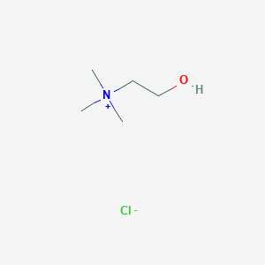 molecular formula C5H14NO.Cl<br>C5H14ClNO B000764 氯化胆碱 CAS No. 67-48-1