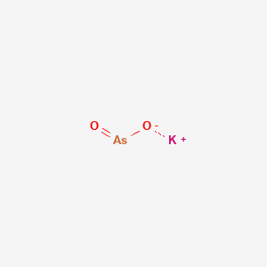 molecular formula AsKO2 B076407 Potassium arsenite anhydrous CAS No. 13464-35-2