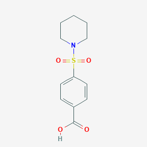 molecular formula C12H15NO4S B076411 4-(Piperidine-1-sulfonyl)-benzoic acid CAS No. 10252-83-2