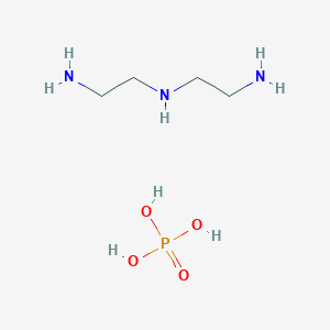 molecular formula C4H16N3O4P B076414 N'-(2-aminoethyl)ethane-1,2-diamine;phosphoric acid CAS No. 14852-18-7