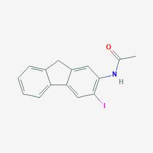 molecular formula C15H12INO B076418 Acetamide, N-(3-iodo-2-fluorenyl)- CAS No. 14722-22-6