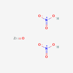 molecular formula H2N2O7Zr B076442 硝酸；氧锆 CAS No. 13826-66-9