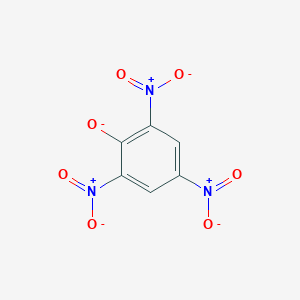 molecular formula C6H2N3O7- B076445 Picrate CAS No. 14798-26-6