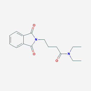 molecular formula C16H20N2O3 B076447 N,N-Diethyl-1,3-dioxo-2-isoindolinebutyramide CAS No. 10312-36-4