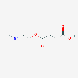 molecular formula C8H15NO4 B076452 4-[2-(二甲氨基)乙氧基]-4-氧代丁酸 CAS No. 10549-59-4