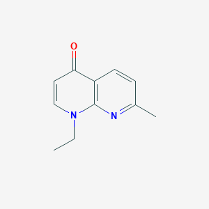 molecular formula C11H12N2O B076458 1-ethyl-7-methyl-1,8-naphthyridin-4-one CAS No. 10299-49-7