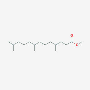 molecular formula C17H34O2 B076465 Methyl 4,8,12-trimethyltridecanoate CAS No. 10339-74-9