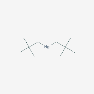 molecular formula C10H22Hg B076467 Mercury, bis(2,2-dimethylpropyl)- CAS No. 10284-49-8