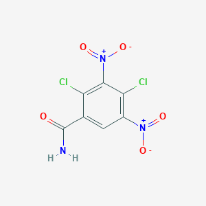molecular formula C7H3Cl2N3O5 B076471 2,4-Dichloro-3,5-dinitrobenzamide CAS No. 13550-88-4