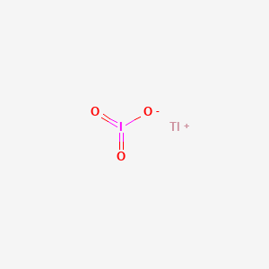 molecular formula TlIO3<br>IO3Tl B076477 Thallium iodate CAS No. 14767-09-0