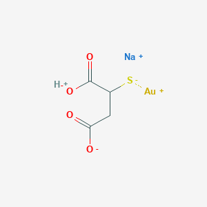 molecular formula C4H6AuNaO4S B076480 C4H6AuNaO4S CAS No. 12244-57-4
