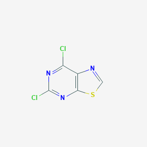 molecular formula C5HCl2N3S B076482 5,7-Dichlorothiazolo(5,4-d)pyrimidine CAS No. 13479-88-4