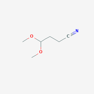 molecular formula C6H11NO2 B076483 4,4-Dimethoxybutyronitrile CAS No. 14618-78-1