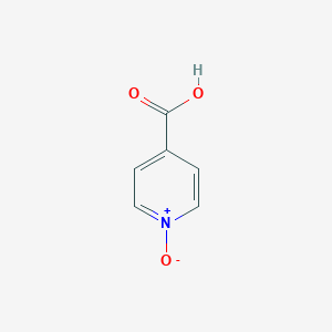 molecular formula C6H5NO3 B076485 Isonicotinic acid N-oxide CAS No. 13602-12-5