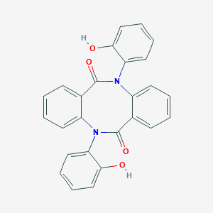molecular formula C26H18N2O4 B076486 5,11-Bis(2-hydroxyphenyl)dibenzo[b,f][1,5]diazocine-6,12(5H,11H)-dione CAS No. 14359-87-6