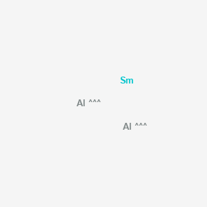 molecular formula Al2Sm B076487 Aluminum, compd. with samarium (2:1) CAS No. 12043-27-5