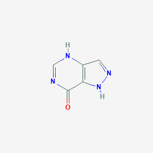 molecular formula C5H4N4O B076490 7-Hydroxypyrazolo[4,3-d]pyrimidine CAS No. 13877-55-9