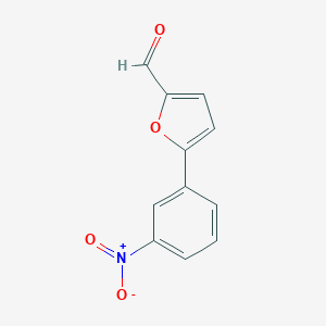 molecular formula C11H7NO4 B076496 5-(3-硝基苯基)呋喃-2-甲醛 CAS No. 13148-43-1