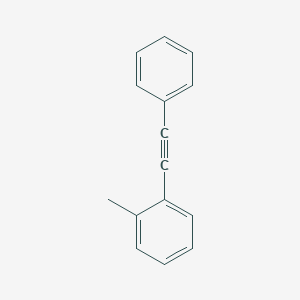 molecular formula C15H12 B076509 1-METHYL-2-PHENYLETHYNYL-BENZENE CAS No. 14309-60-5