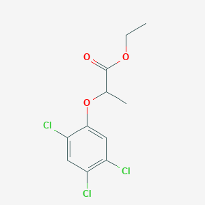 molecular formula C11H11Cl3O3 B076512 Ethyl 2-(2,4,5-trichlorophenoxy)propionate CAS No. 10463-02-2