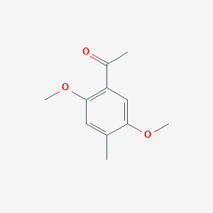 molecular formula C11H14O3 B076522 1-(2,5-Dimethoxy-4-methylphenyl)ethan-1-one CAS No. 13720-58-6