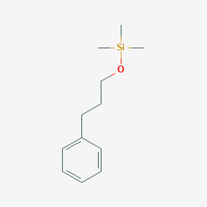 molecular formula C12H20OSi B076523 Trimethyl(3-phenylpropoxy)silane CAS No. 14629-60-8