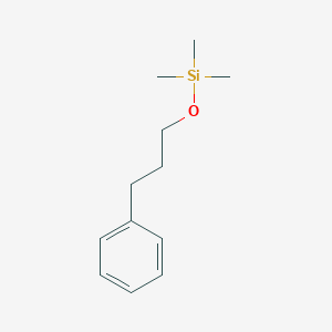 molecular formula C12H20OSi B076523 Silane, trimethyl(3-phenylpropoxy)- CAS No. 14629-60-8
