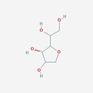 molecular formula C6H12O5 B076535 (3S)-2-(1,2-dihydroxyethyl)oxolane-3,4-diol CAS No. 12441-09-7