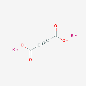 molecular formula C4K2O4 B076536 Potassium but-2-ynedioate CAS No. 14341-52-7
