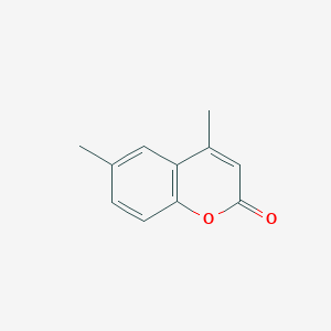 molecular formula C11H10O2 B076538 4,6-Dimethyl-2-benzopyrone CAS No. 14002-89-2