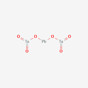 molecular formula O6PbTa2 B076550 Lead tantalum oxide (PbTa2O6) CAS No. 12065-68-8