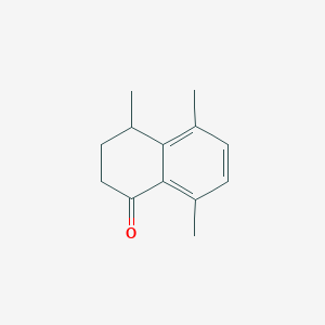 molecular formula C13H16O B076552 1(2H)-Naphthalenone, 3,4-dihydro-4,5,8-trimethyl- CAS No. 10468-61-8
