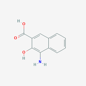 molecular formula C11H9NO3 B076559 4-Amino-3-hydroxy-2-naphthoic acid CAS No. 13065-86-6
