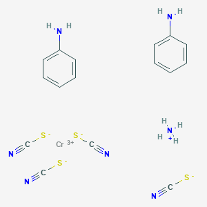 molecular formula C16H18CrN7S4 B076560 Ammonium rhodanilate CAS No. 10380-20-8