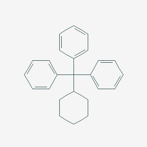 molecular formula C25H26 B076563 [Cyclohexyl(diphenyl)methyl]benzene CAS No. 13619-64-2