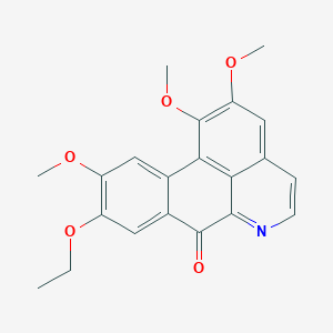 molecular formula C21H19NO5 B076566 Atheroline, O-ethyl- CAS No. 11036-98-9