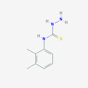 molecular formula C9H13N3S B076571 N-(2,3-dimethylphenyl)hydrazinecarbothioamide CAS No. 13278-47-2