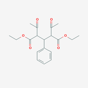 molecular formula C19H24O6 B076577 Diethyl 2,4-diacetyl-3-phenylpentanedioate CAS No. 13277-74-2