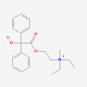 molecular formula C21H28NO3+ B076584 Methylbenactyzium CAS No. 13473-61-5