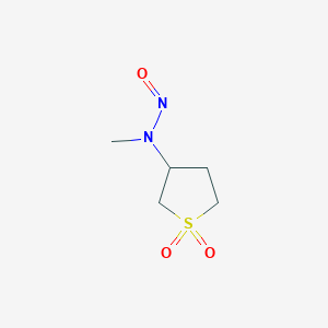 molecular formula C5H10N2O3S B076585 N-Nitrosomethylaminosulfolane CAS No. 13256-21-8