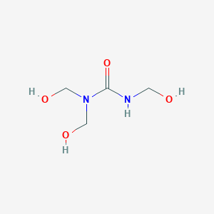 molecular formula C4H10N2O4 B076592 Tris(hydroxymethyl)urea CAS No. 13329-70-9