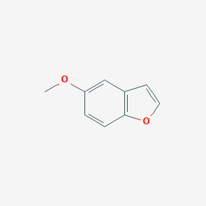 molecular formula C9H8O2 B076594 5-甲氧基苯并呋喃 CAS No. 13391-28-1